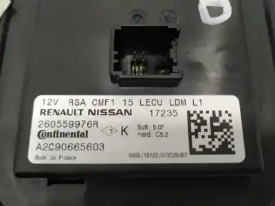 Second-hand car spare part light control unit for renault talisman icon oem iam references 260559976r  