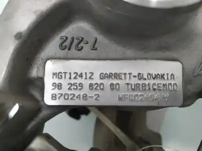 Peça sobressalente para automóvel em segunda mão turbocompresor por citroen c4 picasso rip curl referências oem iam 9825982080