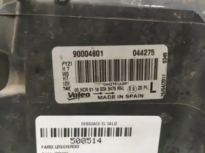 Second-hand car spare part left headlight for bmw serie 1 berlina (e81/e87) 116i oem iam references 90004801  