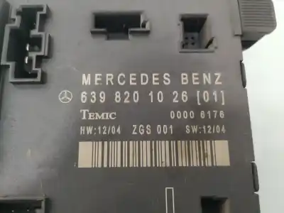 Second-hand car spare part electronic module for clase c vito w639 basic. combi 111 cdi compacto 639.601 oem iam references 639820102601  