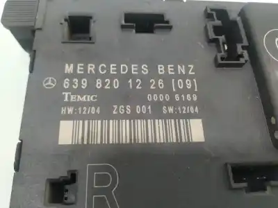 Second-hand car spare part electronic module for clase c vito w639 basic. combi 111 cdi compacto 639.601 oem iam references 6398201226  