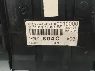 Peça sobressalente para automóvel em segunda mão quadrante por seat leon (1p1) 1.9 tdi referências oem iam 1p0920804c  