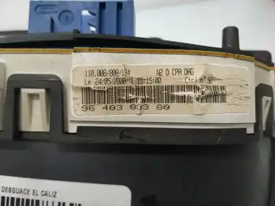 Second-hand car spare part Dashboard for PEUGEOT 306 BERLINA 3/4/5 PUERTAS (S2) Boulebard OEM IAM references 9640308380  
