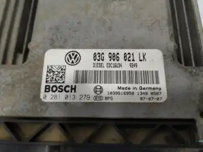 Second-hand car spare part ecu engine control for seat leon (1p1) 1.9 tdi oem iam references 03g906021lk  