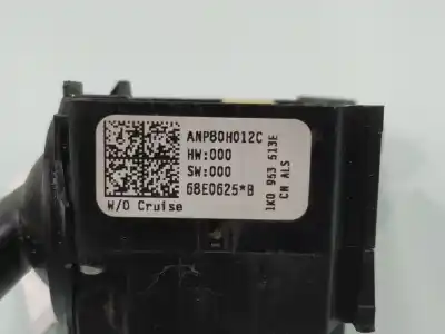 Second-hand car spare part indicator switch for seat leon (1p1) 1.9 tdi oem iam references 1k0953513e  