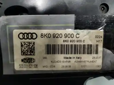 Peça sobressalente para automóvel em segunda mão quadrante por audi a4 ber. b8 advanced edition referências oem iam 8k0920900c  