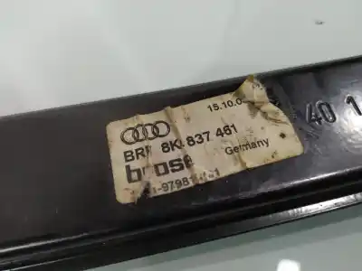 Second-hand car spare part driver left window regulator for audi a4 ber. b8 advanced edition oem iam references 8k0837461  
