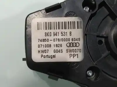 Peça sobressalente para automóvel em segunda mão comutador de luzes por audi a4 ber. b8 advanced edition referências oem iam 8k0941531b