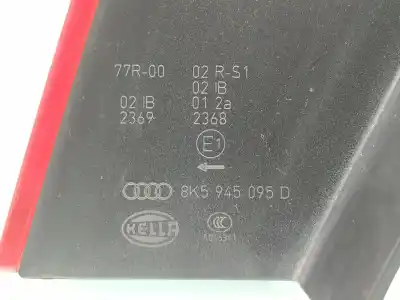 Peça sobressalente para automóvel em segunda mão farolim traseiro esquerdo por audi a4 ber. b8 advanced edition referências oem iam 8k5945095d  