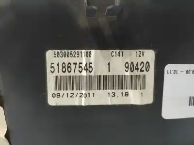 Peça sobressalente para automóvel em segunda mão quadrante por fiat punto (evo) (199) dynamic referências oem iam 51867545190420  