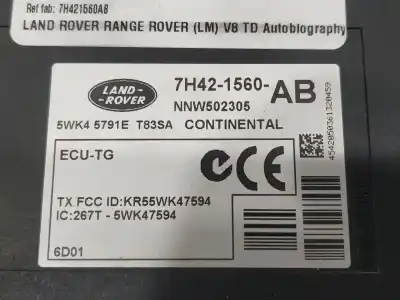 Автозапчастина б/у електронний модуль для land rover range rover (lm) * посилання на oem iam 7h421560ab  