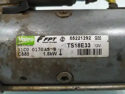 Peça sobressalente para automóvel em segunda mão motor de arranque por opel combo corsa c referências oem iam 55221292