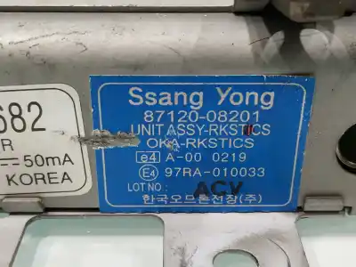 Автозапчасти б/у электронный модуль за ssangyong rexton rx 270 full ссылки oem iam 8712008201  