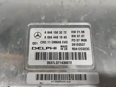 Tweedehands auto-onderdeel Ecu Motorcontroller voor MERCEDES-BENZ CLASE E W211 BERLINA E 220 CDI 211.008 OEM IAM-referenties A6461503272  