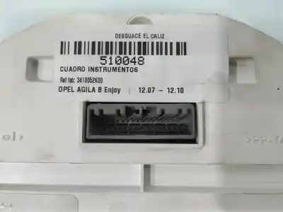 Peça sobressalente para automóvel em segunda mão quadrante por opel agila b enjoy referências oem iam 3410052k00  