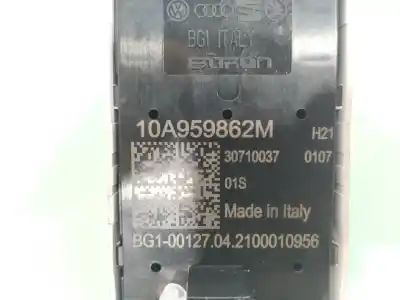 Second-hand car spare part left front power window switch for volkswagen id.3 (e11) pro performance 150 kw business oem iam references 10a959862m  