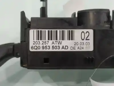 Second-hand car spare part indicator switch for seat ibiza iii (6l1) 1.4 16v oem iam references 6q0953503ad  
