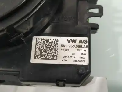 Peça sobressalente para automóvel em segunda mão fita do airbag por volkswagen passat variant (365) advance 4motion bluemotion referências oem iam 5k0953569ab  
