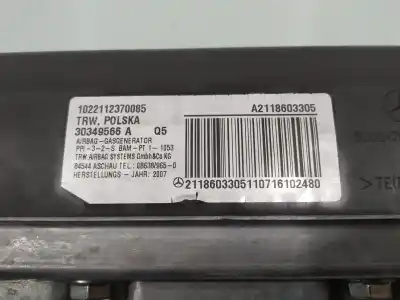 Second-hand car spare part front right air bag for mercedes-benz clase e w211 berlina e 220 cdi 211.008 oem iam references a2118603305  