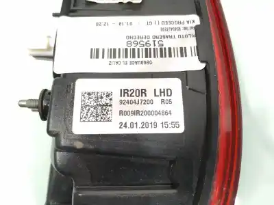 Second-hand car spare part right tailgate light for kia proceed cd gt line oem iam references 92404j7200  