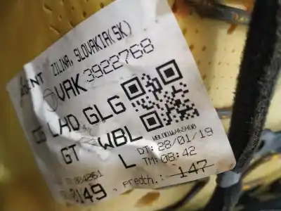 Peça sobressalente para automóvel em segunda mão conjunto de bancos por kia proceed cd gt line referências oem iam   