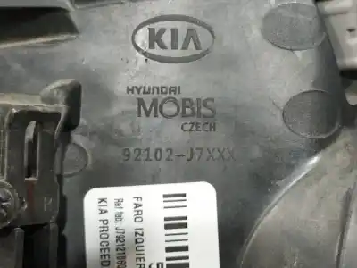 Second-hand car spare part left headlight for kia proceed cd gt line oem iam references j792121060  