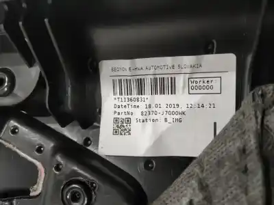 Peça sobressalente para automóvel em segunda mão forra / revestimento da porta dianteira esquerda por kia proceed cd gt line referências oem iam 82370j7000wk  