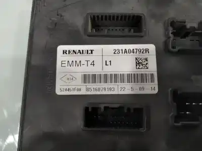 Second-hand car spare part electronic module for renault clio iv authentique oem iam references 231a04792r  