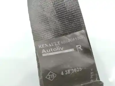 Recambio de automóvil de segunda mano de cinturon seguridad trasero derecho para renault clio iv authentique referencias oem iam 888404130r  