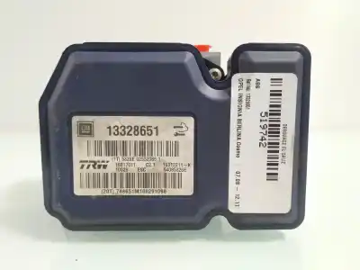 Second-hand car spare part abs for opel insignia berlina cosmo oem iam references 13328651  