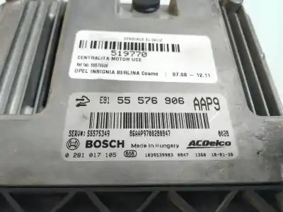 Second-hand car spare part ecu engine control for opel insignia berlina cosmo oem iam references 55576906  