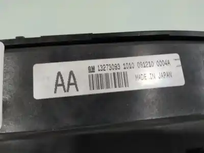 Peça sobressalente para automóvel em segunda mão comando de sofagem (chauffage / ar condicionado) por opel insignia berlina cosmo referências oem iam 13273093  