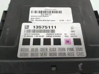 Piesă de schimb auto la mâna a doua modul electrotic pentru opel insignia berlina cosmo referințe oem iam 13575111