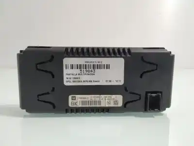 Second-hand car spare part multifunction display for opel insignia berlina cosmo oem iam references 12844841g  