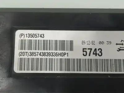 Second-hand car spare part electronic module for opel insignia berlina cosmo oem iam references 13505743  