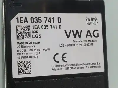 Second-hand car spare part electronic module for volkswagen id.3 (e11) pro performance 150 kw business oem iam references 1ea035741d  