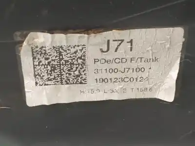 Peça sobressalente para automóvel em segunda mão depósito de combustível por kia proceed cd gt line referências oem iam 31100j7100  