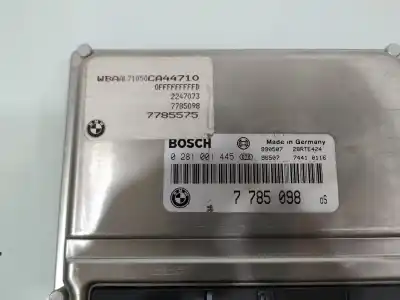 Second-hand car spare part ecu engine control for bmw serie 3 berlina (e90) 320d oem iam references 7785098  