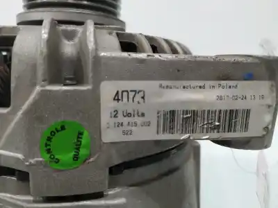 Second-hand car spare part alternator for opel astra g berlina 1.6 16v oem iam references 0124415002  