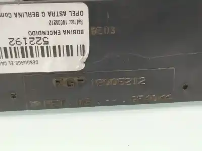 Second-hand car spare part ignition coil for opel astra g berlina 1.6 16v oem iam references 19005212  