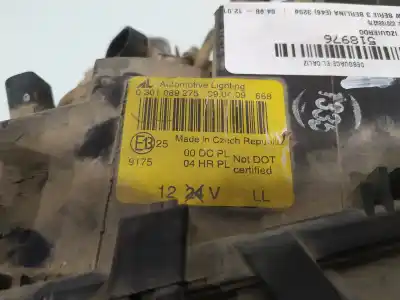 Second-hand car spare part left headlight for bmw serie 3 berlina (e90) 320d oem iam references 0301089275  