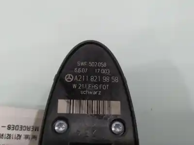 Pezzo di ricambio per auto di seconda mano comando alzacristalli posteriori destro per mercedes-benz clase e w211 berlina e 220 cdi 211.008 riferimenti oem iam a2118219858  