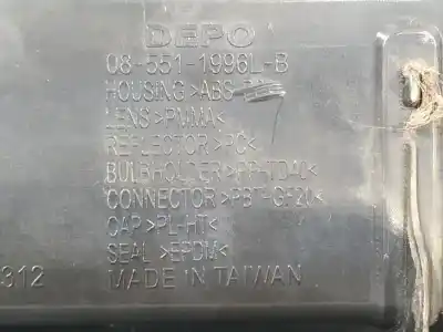 Second-hand car spare part left tailgate light for dacia duster ambiance 4x2 oem iam references 085511996l  