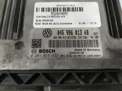 Автозапчасти б/у блок управления двигателем за seat ibiza iii (6l1) 1.4 tdi ссылки oem iam 045906013ab  
