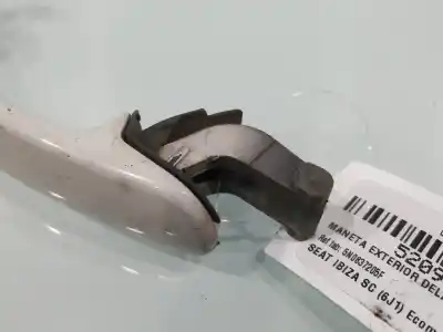 Peça sobressalente para automóvel em segunda mão puxador exterior dianteiro esquerdo por seat ibiza iii (6l1) 1.4 tdi referências oem iam 5n0837205f  