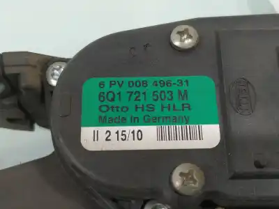 Peça sobressalente para automóvel em segunda mão pedal acelerador por seat ibiza iii (6l1) 1.4 tdi referências oem iam 6q1721503m  