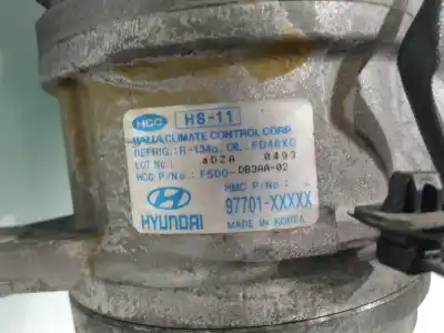 Peça sobressalente para automóvel em segunda mão compressor de ar condicionado a/a a/c por kia picanto 1.1 active referências oem iam 97701xxxxx  