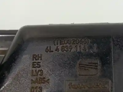 Автозапчасти б/у внутренняя задняя правая ручка за seat ibiza iii (6l1) 1.4 tdi ссылки oem iam 6l4839114j  