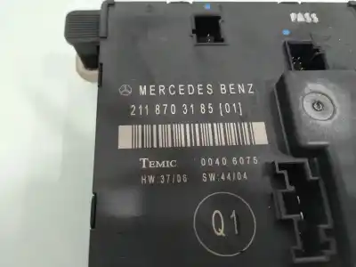 Pezzo di ricambio per auto di seconda mano modulo elettronico per mercedes-benz clase e w211 berlina e 220 cdi 211.008 riferimenti oem iam 2118703185  
