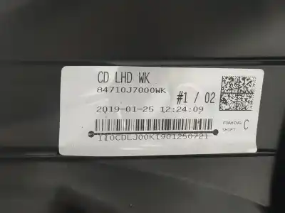 Second-hand car spare part dashboard for kia proceed cd gt line oem iam references 84710j7000wk  